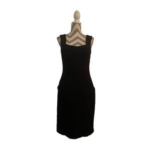 Jax Sheath Black Dress Size 10